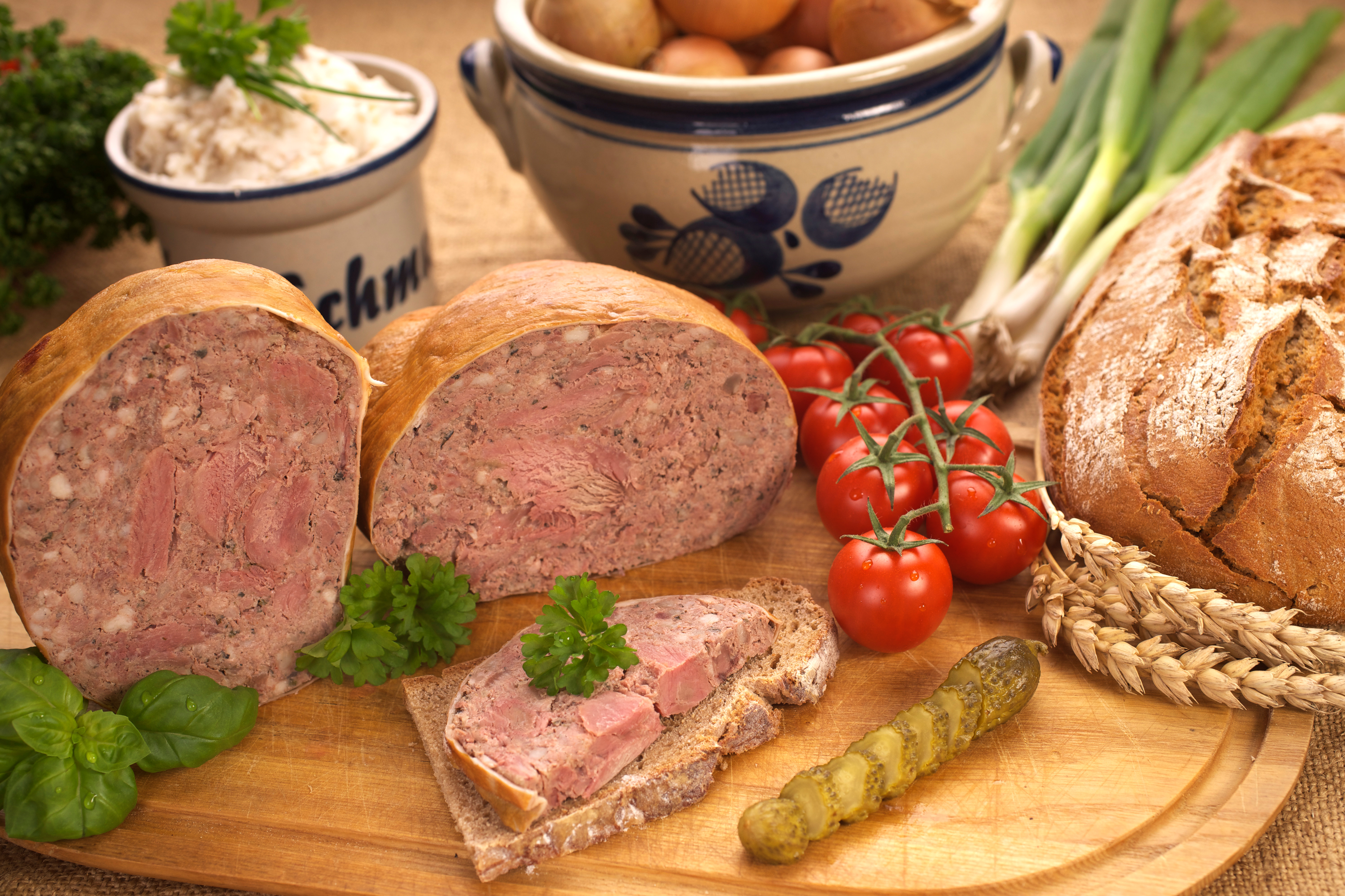 Leberwurst mit Einlage