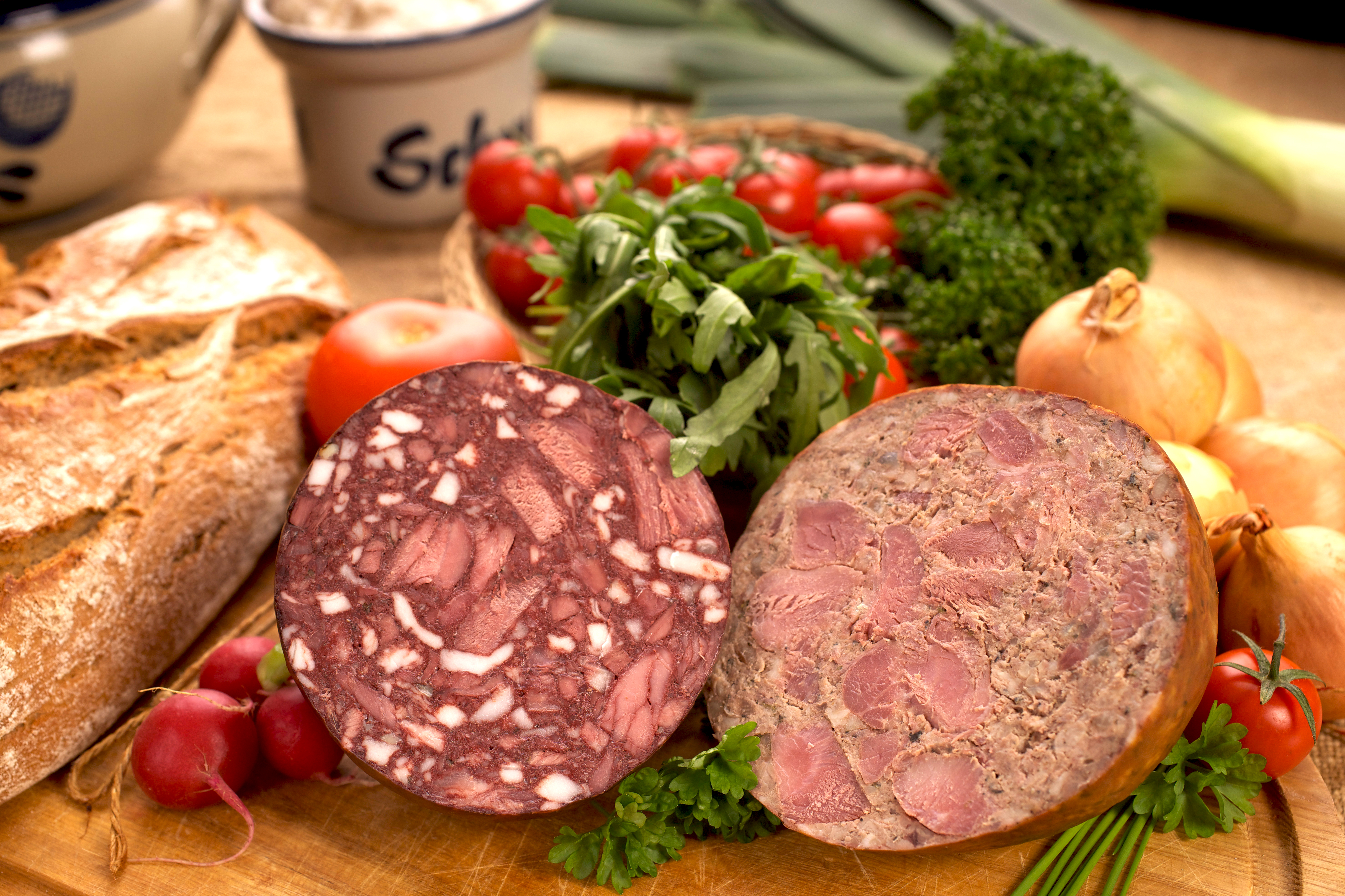 Leberwurst mit Einlage